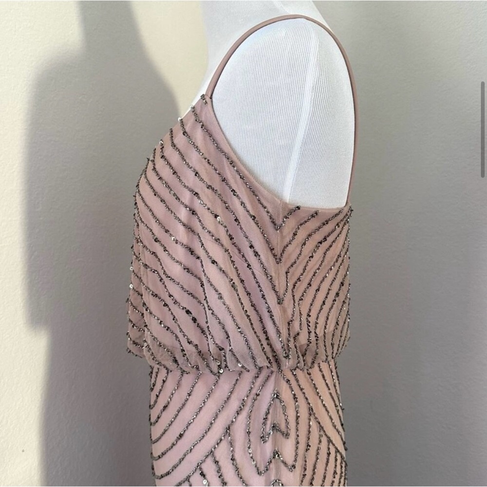 Adrianna Papell Beaded cocktail dress in size 4 - Picture 7 of 16
